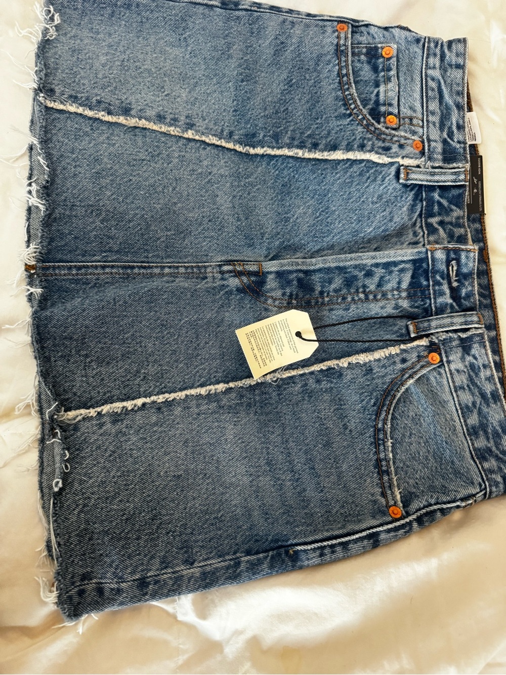 Levi's Denim Mini Skirt - Light Blue